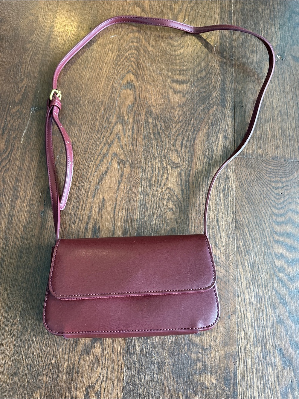Brandy Melville Burgundy Crossbody Bag